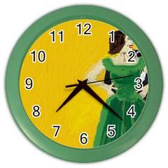 After Nine By Julie Grimshaw 2017 Color Wall Clocks by JULIEGRIMSHAWARTS