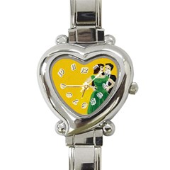 After Nine By Julie Grimshaw 2017 Heart Italian Charm Watch  by JULIEGRIMSHAWARTS