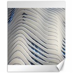 Aqua Building Wave Canvas 16  x 20   15.75 x19.29  Canvas - 1