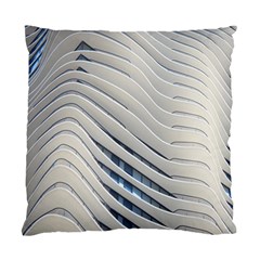 Aqua Building Wave Standard Cushion Case (one Side) by Celenk