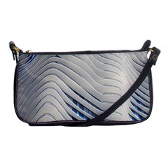 Aqua Building Wave Shoulder Clutch Bags by Celenk