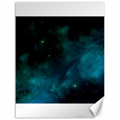 Green Space All Universe Cosmos Galaxy Canvas 18  X 24   by Celenk