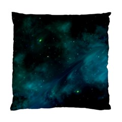 Green Space All Universe Cosmos Galaxy Standard Cushion Case (one Side) by Celenk