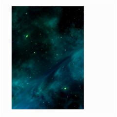 Green Space All Universe Cosmos Galaxy Large Garden Flag (two Sides) by Celenk