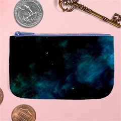 Green Space All Universe Cosmos Galaxy Large Coin Purse by Celenk