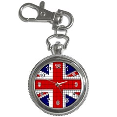 Union Jack Flag Uk Patriotic Key Chain Watches by Celenk