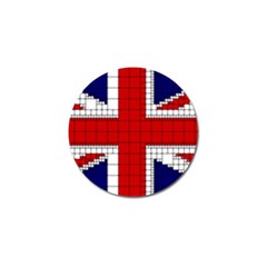 Union Jack Flag Uk Patriotic Golf Ball Marker by Celenk