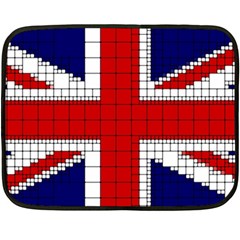 Union Jack Flag Uk Patriotic Fleece Blanket (mini) by Celenk