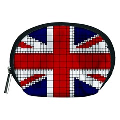 Union Jack Flag Uk Patriotic Accessory Pouches (medium)  by Celenk