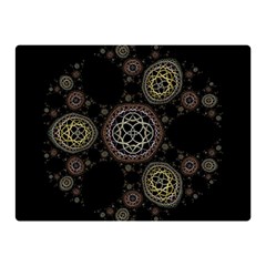 Background Pattern Symmetry Double Sided Flano Blanket (mini)  by Celenk