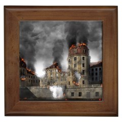 Destruction Apocalypse War Disaster Framed Tiles by Celenk