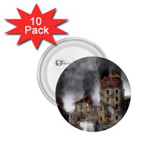 Destruction Apocalypse War Disaster 1 75  Buttons (10 Pack) by Celenk