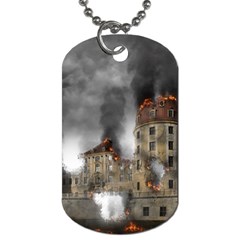 Destruction Apocalypse War Disaster Dog Tag (one Side) by Celenk