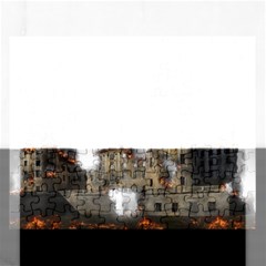 Destruction Apocalypse War Disaster Rectangular Jigsaw Puzzl by Celenk