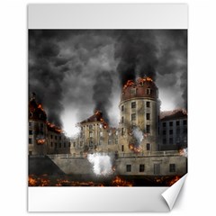 Destruction Apocalypse War Disaster Canvas 18  X 24   by Celenk