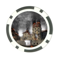 Destruction Apocalypse War Disaster Poker Chip Card Guard by Celenk