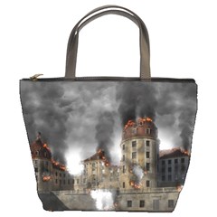 Destruction Apocalypse War Disaster Bucket Bags by Celenk