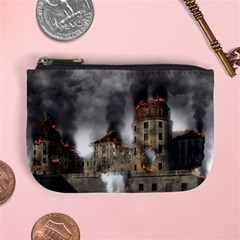 Destruction Apocalypse War Disaster Mini Coin Purses by Celenk