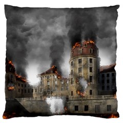 Destruction Apocalypse War Disaster Standard Flano Cushion Case (two Sides) by Celenk