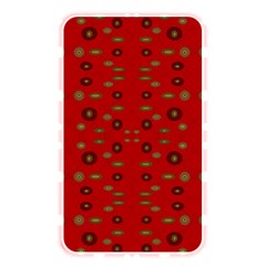 Brown Circle Pattern On Red Memory Card Reader by BrightVibesDesign