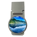 Mountain Water Landscape Nature Money Clips (Round)  Front