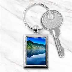 Mountain Water Landscape Nature Key Chains (rectangle)  by Celenk