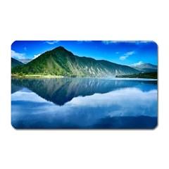 Mountain Water Landscape Nature Magnet (rectangular) by Celenk