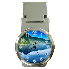 Mountain Water Landscape Nature Money Clip Watches by Celenk