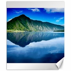 Mountain Water Landscape Nature Canvas 8  X 10  by Celenk