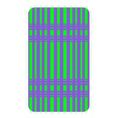 Bright Green Purple Stripes Pattern Memory Card Reader by BrightVibesDesign