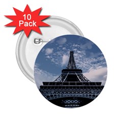 Eiffel Tower France Landmark 2 25  Buttons (10 Pack)  by Celenk