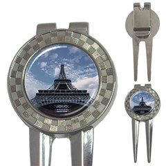 Eiffel Tower France Landmark 3-in-1 Golf Divots by Celenk