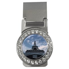 Eiffel Tower France Landmark Money Clips (cz)  by Celenk