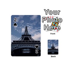 Eiffel Tower France Landmark Playing Cards 54 (mini)  by Celenk