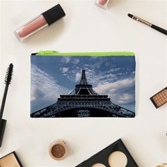 Eiffel Tower France Landmark Cosmetic Bag (xs) by Celenk