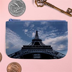 Eiffel Tower France Landmark Large Coin Purse by Celenk