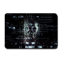 Gas Mask Contamination Contaminated Small Doormat  by Celenk