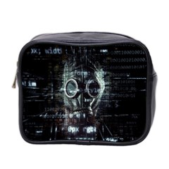 Gas Mask Contamination Contaminated Mini Toiletries Bag 2-side by Celenk