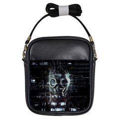 Gas Mask Contamination Contaminated Girls Sling Bags by Celenk