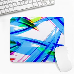 Lines Vibrations Wave Pattern Large Mousepads by Celenk