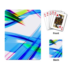 Lines Vibrations Wave Pattern Playing Card by Celenk