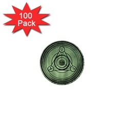 Rune Geometry Sacred Mystic 1  Mini Buttons (100 Pack)  by Celenk