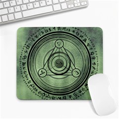 Rune Geometry Sacred Mystic Large Mousepads by Celenk