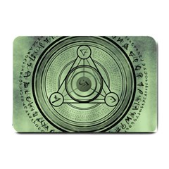 Rune Geometry Sacred Mystic Small Doormat  by Celenk