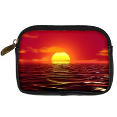 Sunset Ocean Nature Sea Landscape Digital Camera Cases by Celenk