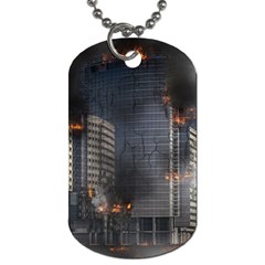 Destruction Apocalypse War Disaster Dog Tag (two Sides) by Celenk