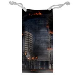 Destruction Apocalypse War Disaster Jewelry Bag by Celenk