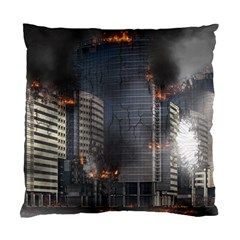 Destruction Apocalypse War Disaster Standard Cushion Case (two Sides) by Celenk