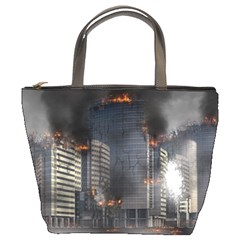 Destruction Apocalypse War Disaster Bucket Bags by Celenk