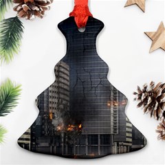 Destruction Apocalypse War Disaster Ornament (christmas Tree)  by Celenk